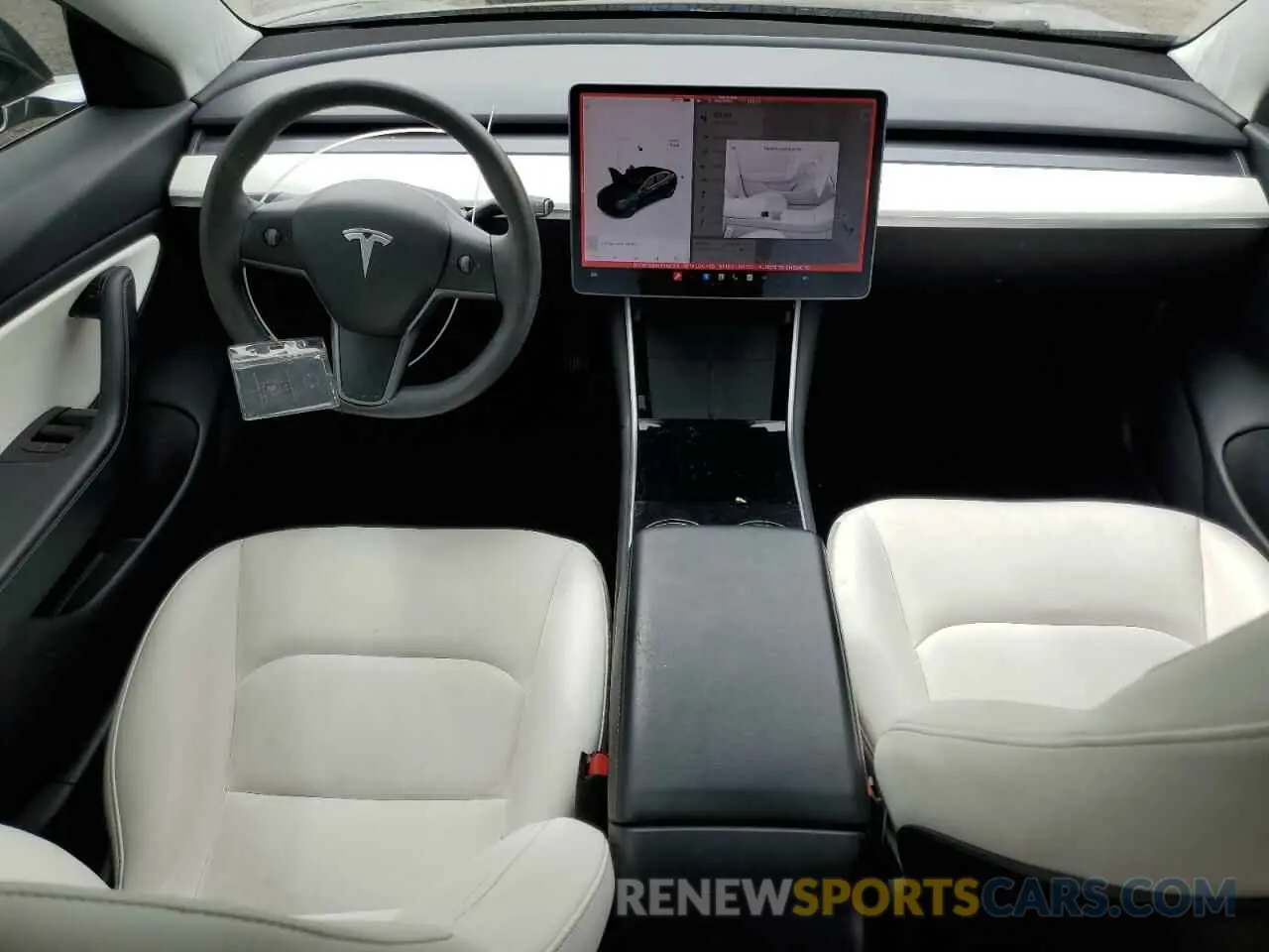 8 fotografías del automóvil dañado 5YJ3E1EB4LF742129 TESLA MODEL 3 2020