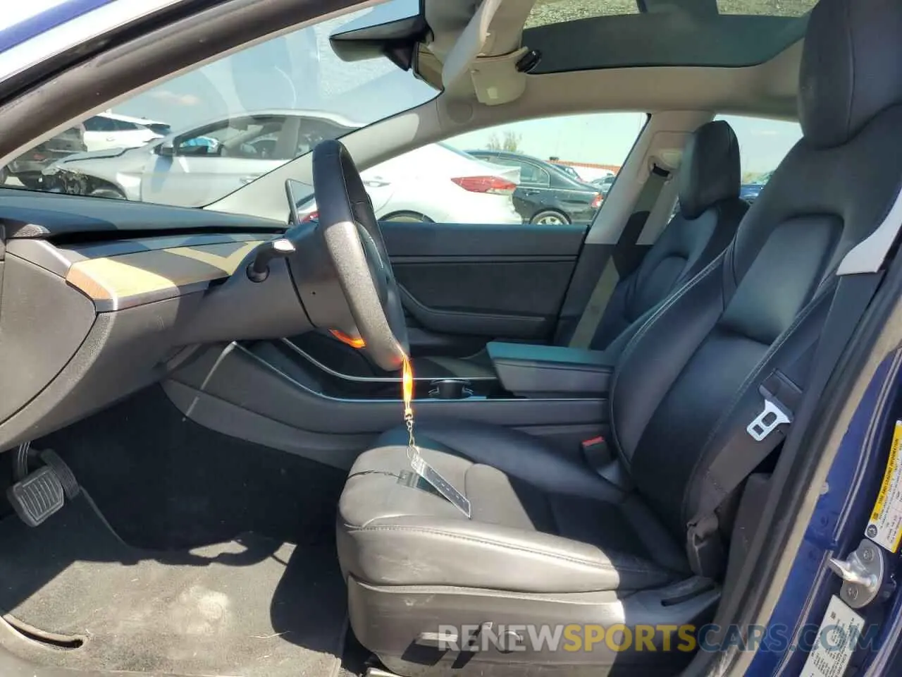 7 fotografías del automóvil dañado 5YJ3E1EB4LF744575 TESLA MODEL 3 2020
