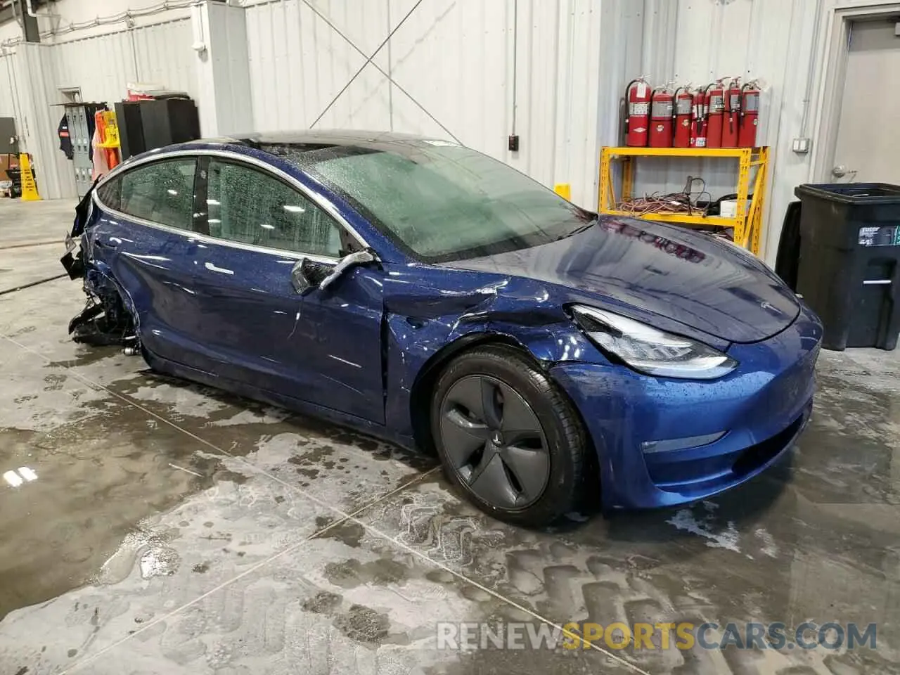4 fotografías del automóvil dañado 5YJ3E1EB4LF790472 TESLA MODEL 3 2020