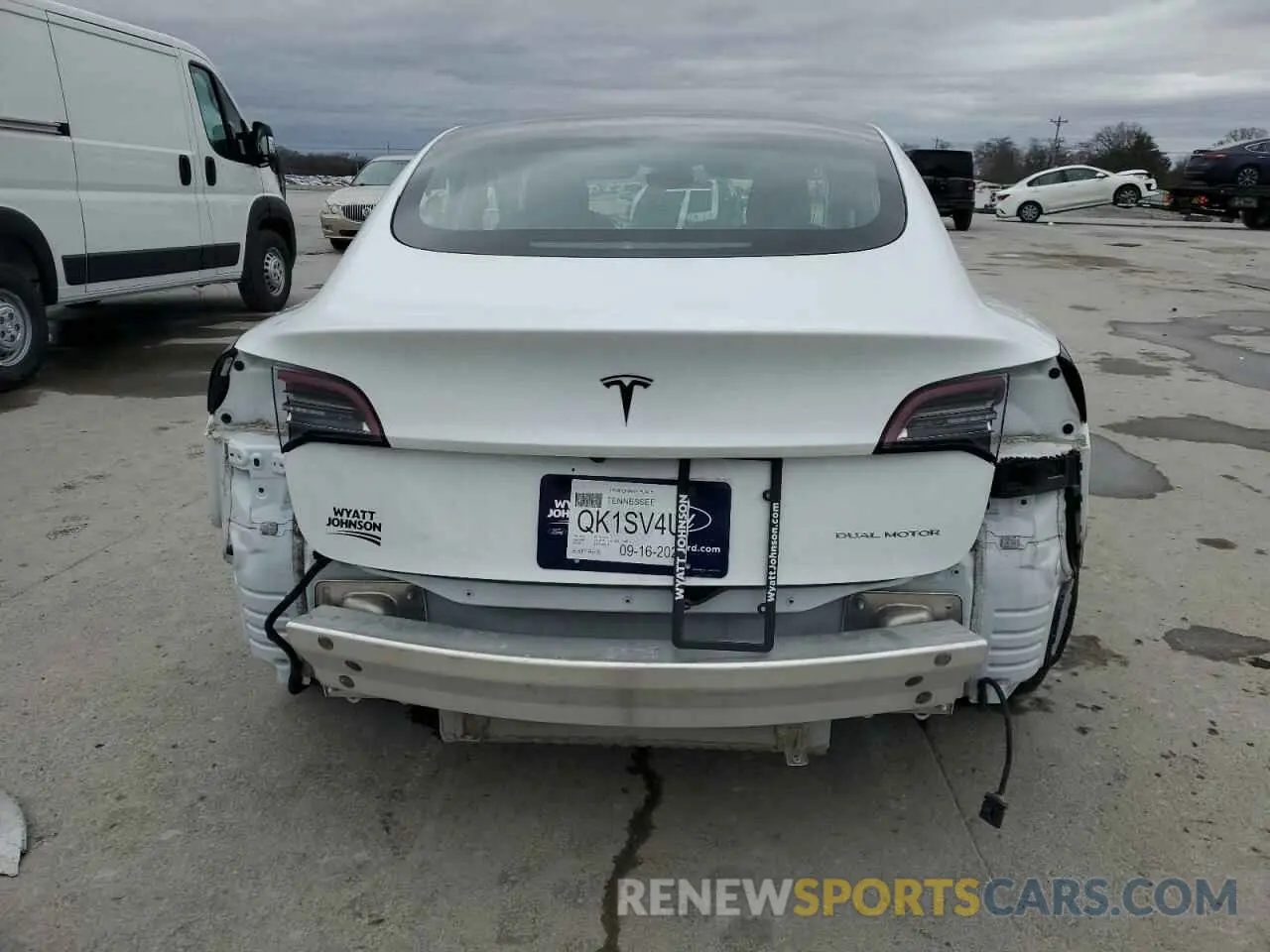 6 fotografías del automóvil dañado 5YJ3E1EB4LF790679 TESLA MODEL 3 2020