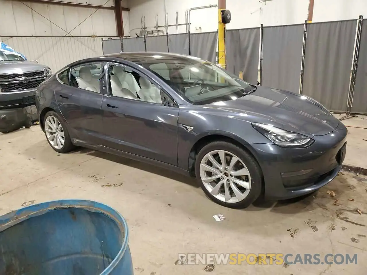 4 fotografías del automóvil dañado 5YJ3E1EB4LF795980 TESLA MODEL 3 2020