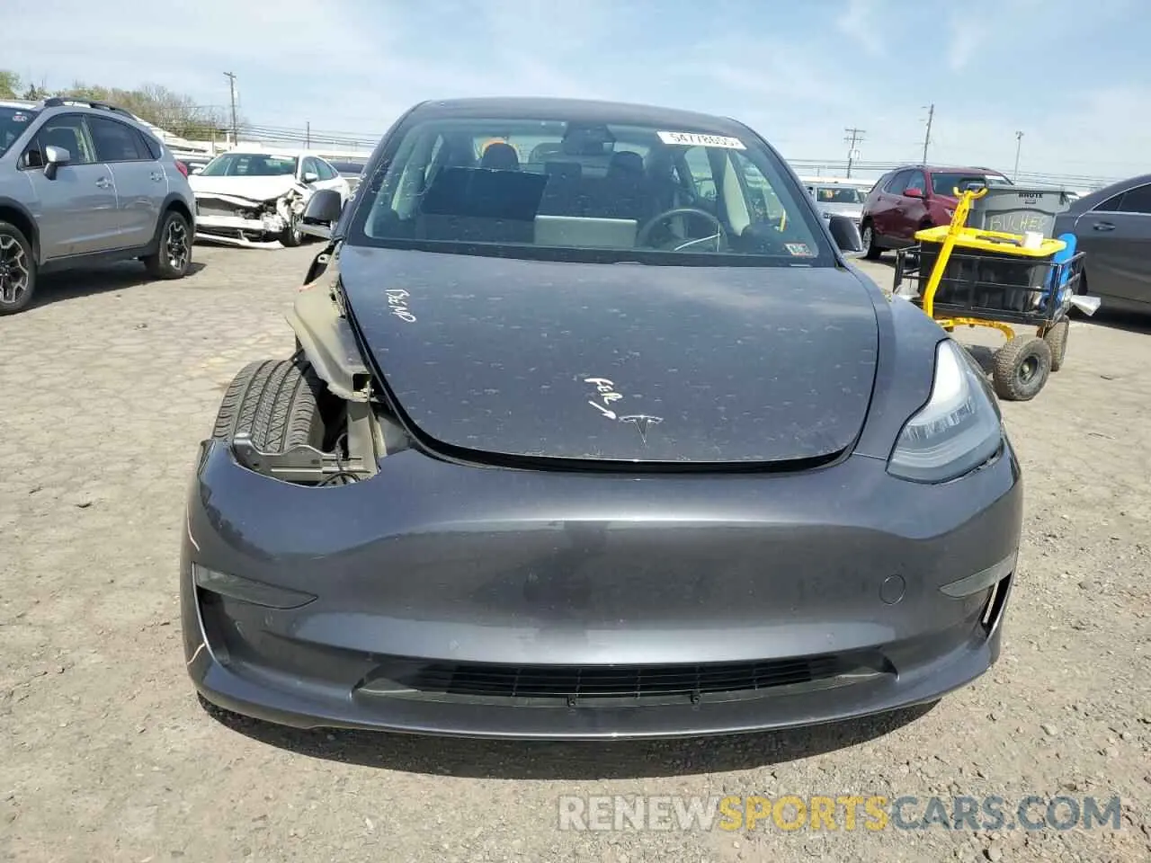 5 fotografías del automóvil dañado 5YJ3E1EB5LF589907 TESLA MODEL 3 2020