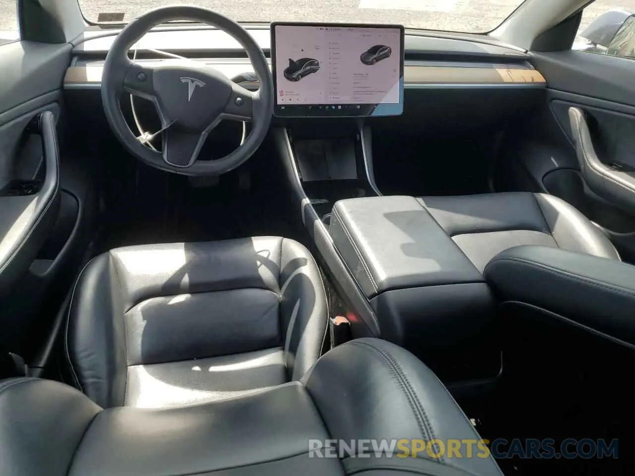 8 fotografías del automóvil dañado 5YJ3E1EB5LF589907 TESLA MODEL 3 2020
