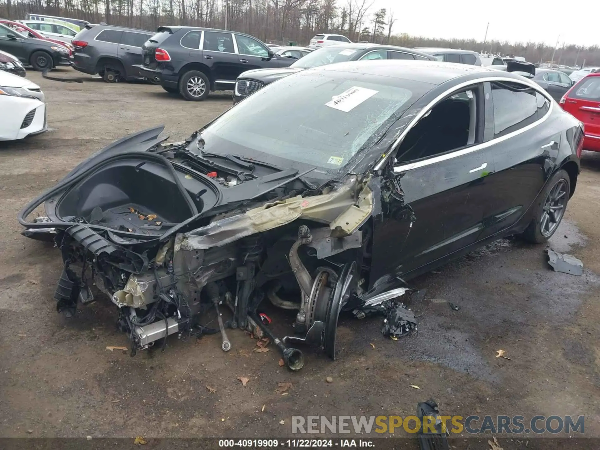 6 fotografías del automóvil dañado 5YJ3E1EB5LF600145 TESLA MODEL 3 2020