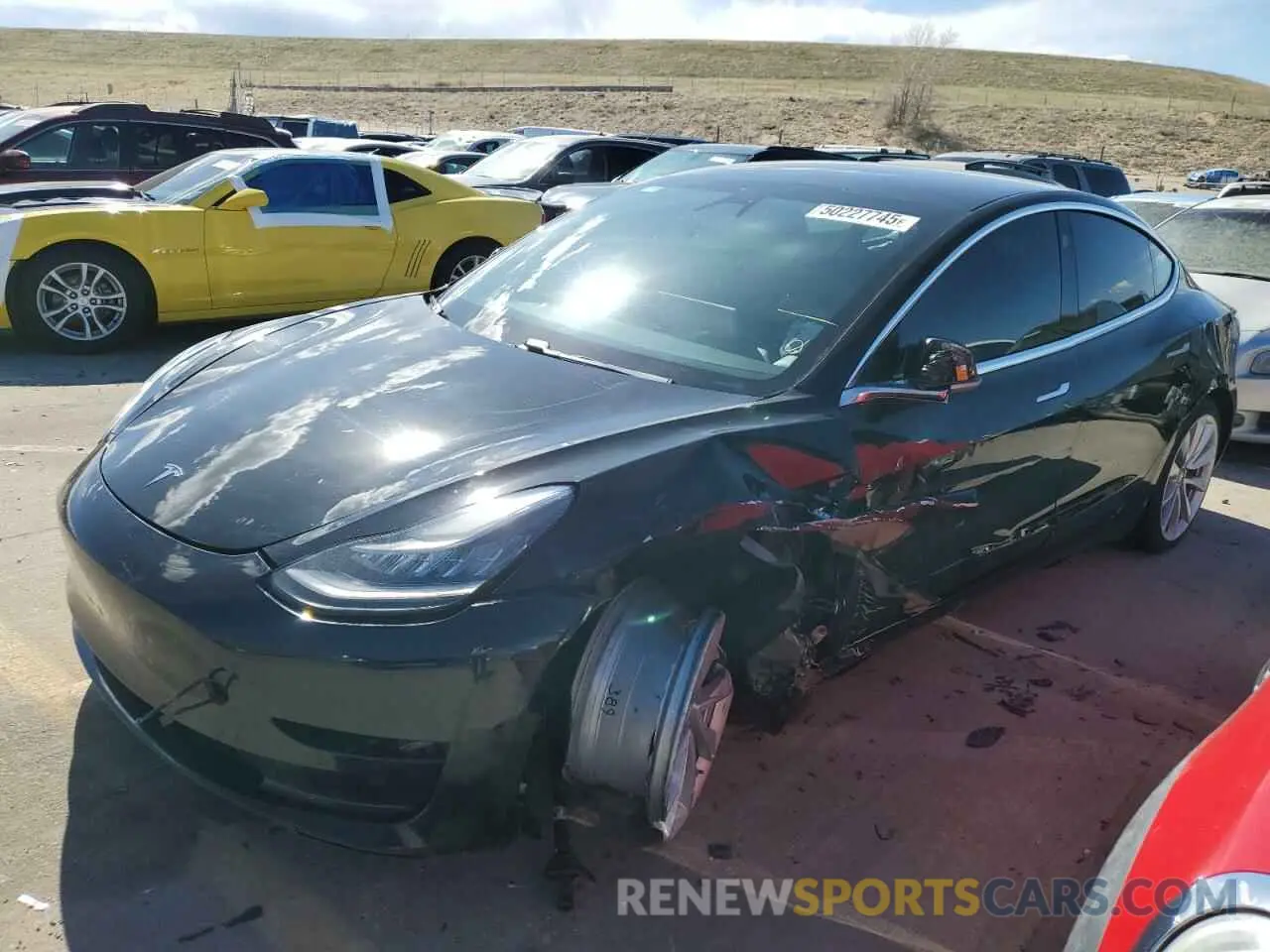 1 fotografías del automóvil dañado 5YJ3E1EB5LF600579 TESLA MODEL 3 2020
