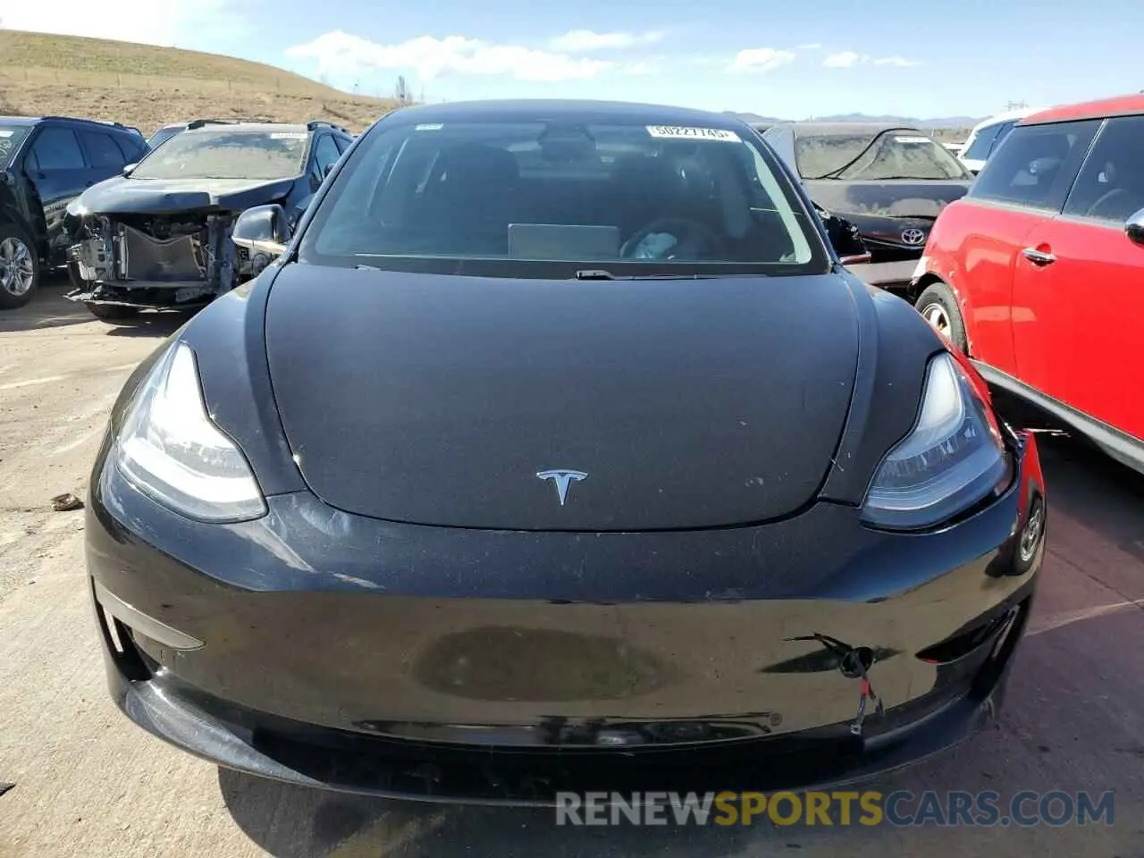 5 fotografías del automóvil dañado 5YJ3E1EB5LF600579 TESLA MODEL 3 2020