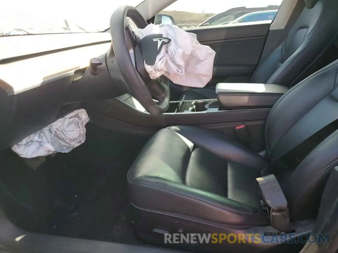 7 fotografías del automóvil dañado 5YJ3E1EB5LF600579 TESLA MODEL 3 2020