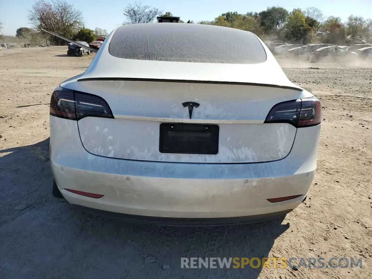 6 fotografías del automóvil dañado 5YJ3E1EB5LF618452 TESLA MODEL 3 2020