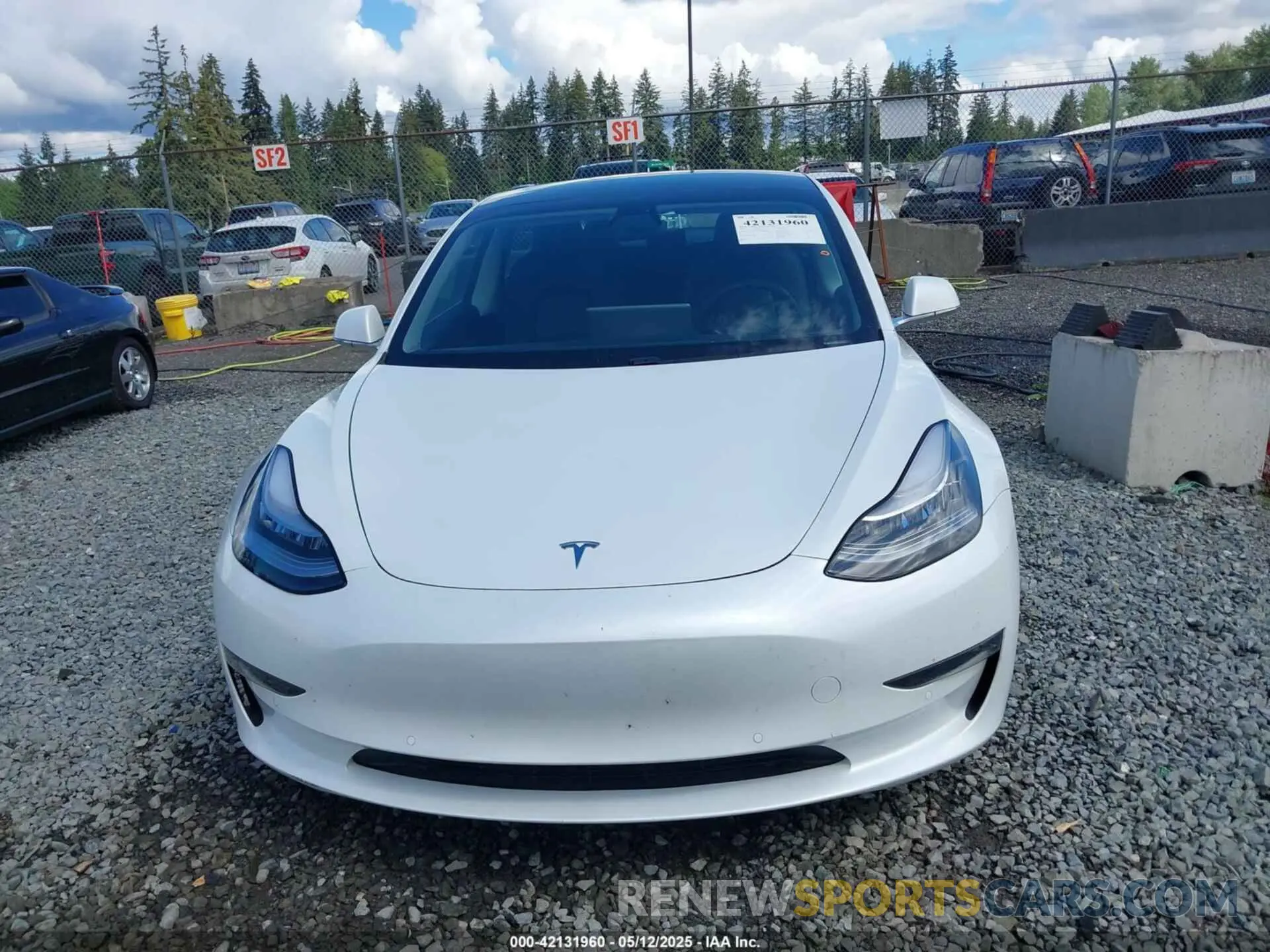 12 fotografías del automóvil dañado 5YJ3E1EB5LF619018 TESLA MODEL 3 2020