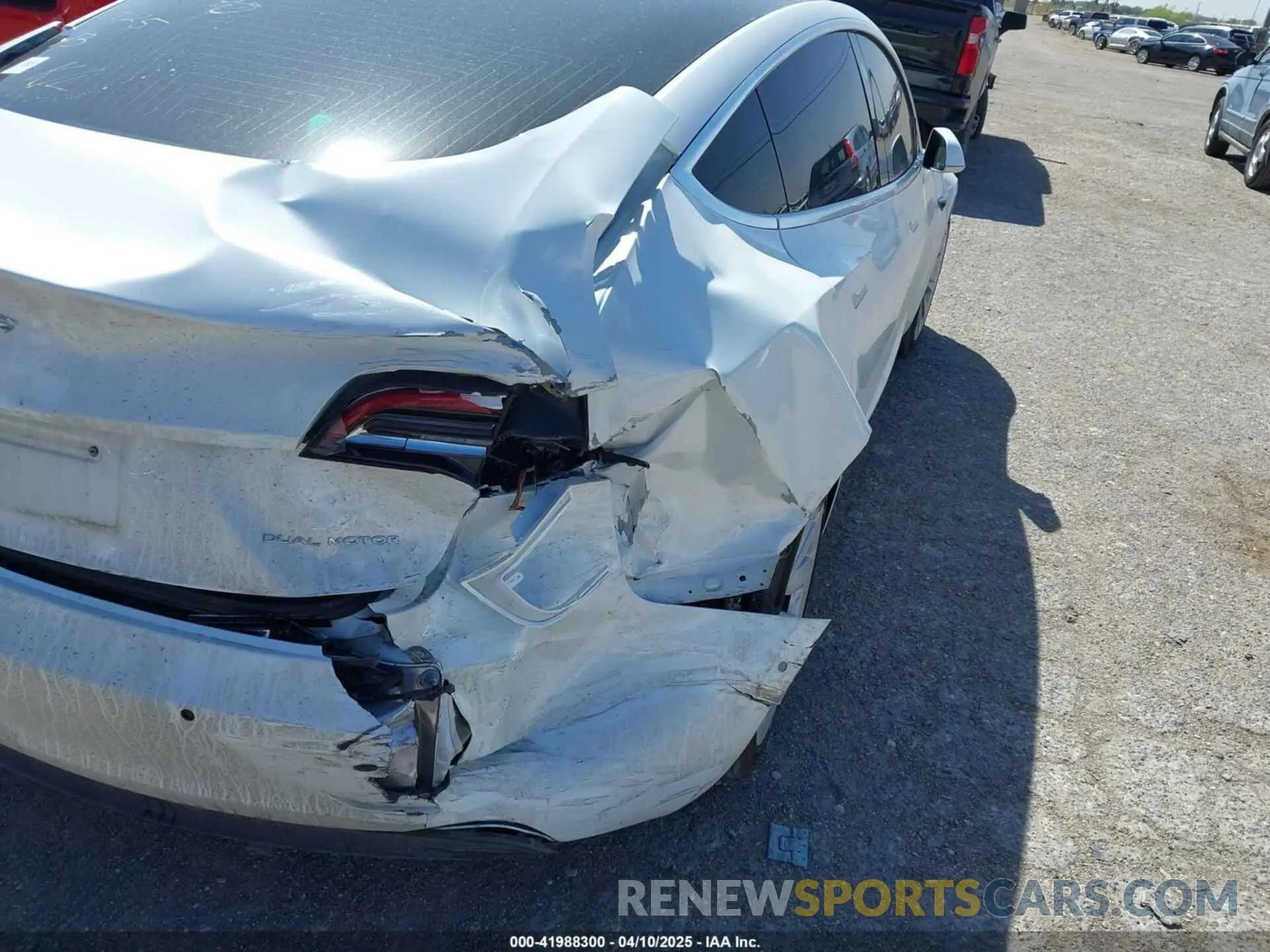 6 fotografías del automóvil dañado 5YJ3E1EB5LF621013 TESLA MODEL 3 2020