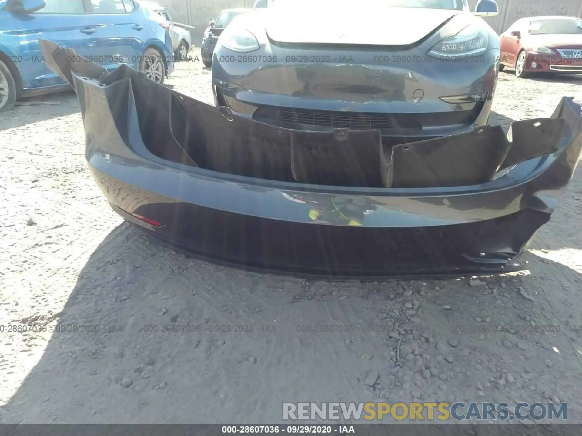 12 fotografías del automóvil dañado 5YJ3E1EB5LF651385 TESLA MODEL 3 2020