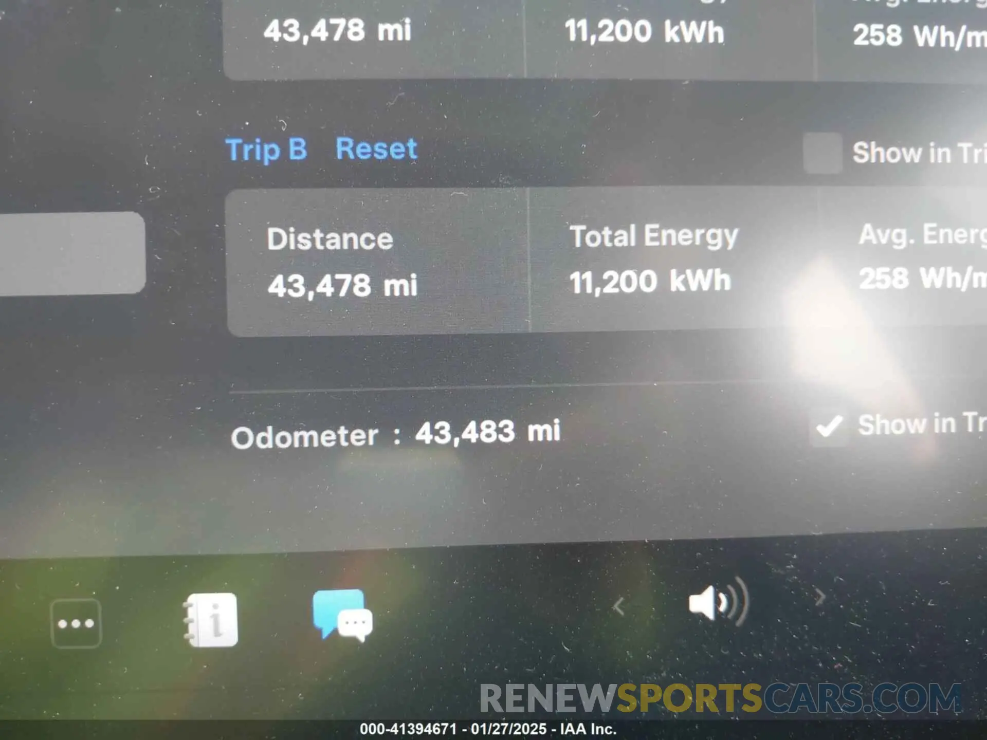 7 fotografías del automóvil dañado 5YJ3E1EB5LF665643 TESLA MODEL 3 2020