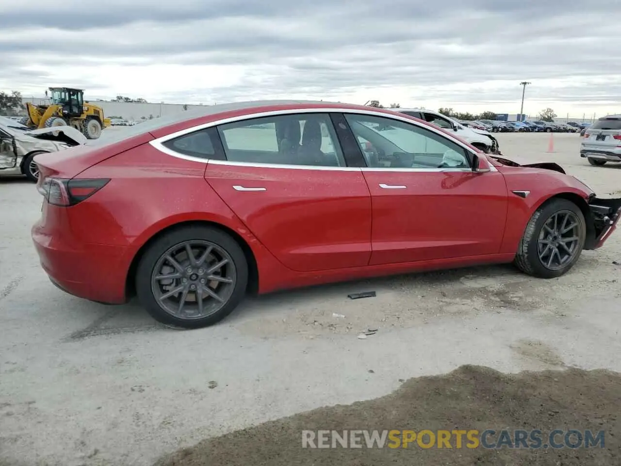 3 fotografías del automóvil dañado 5YJ3E1EB5LF790433 TESLA MODEL 3 2020