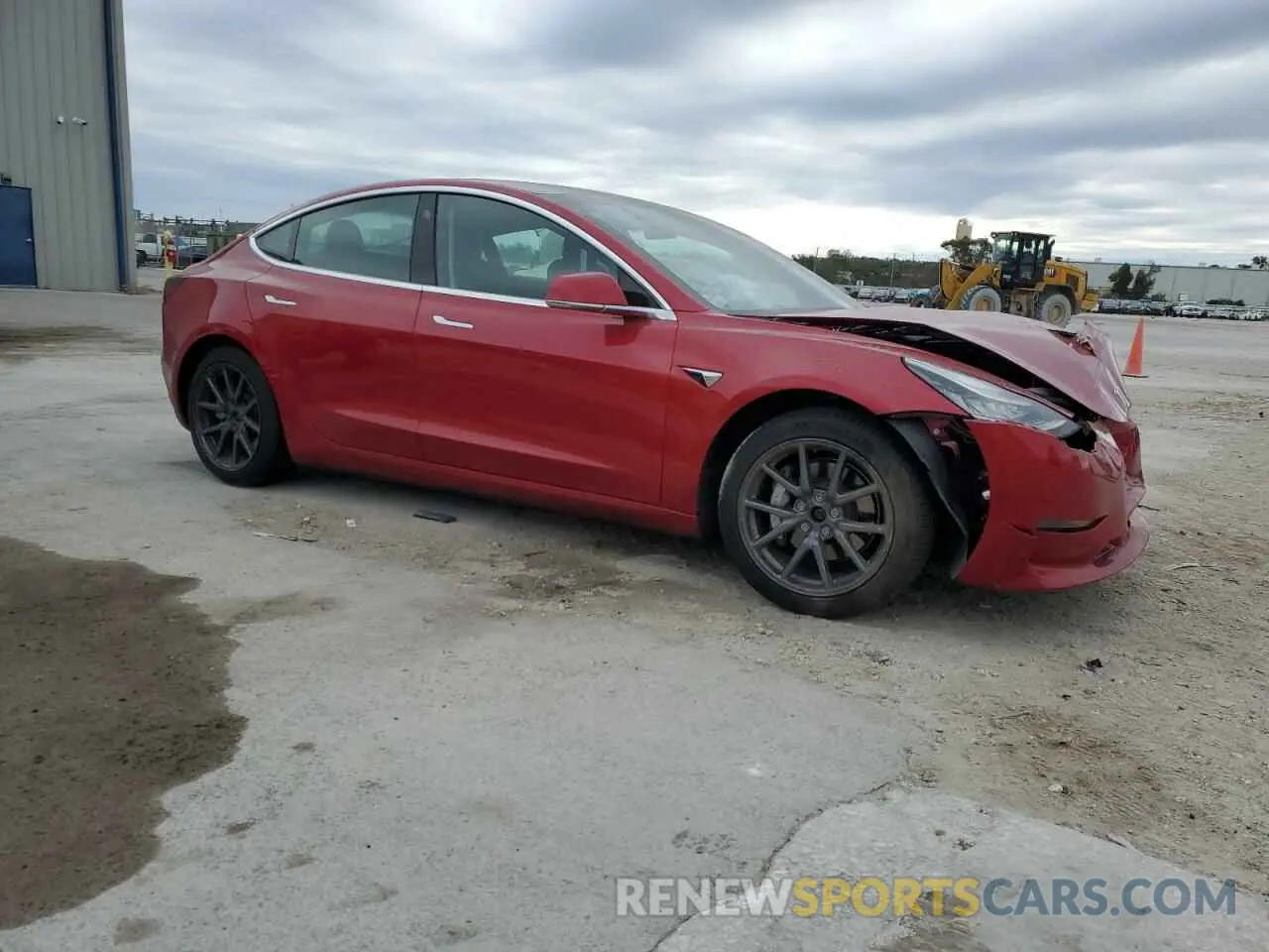 4 fotografías del automóvil dañado 5YJ3E1EB5LF790433 TESLA MODEL 3 2020