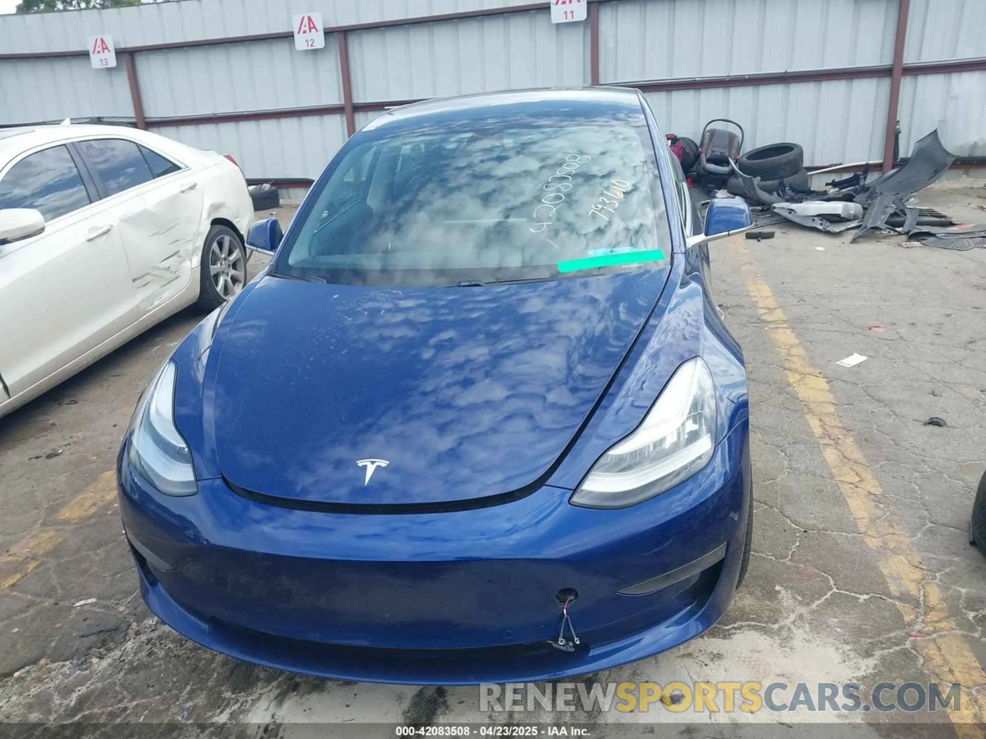 12 fotografías del automóvil dañado 5YJ3E1EB5LF793610 TESLA MODEL 3 2020