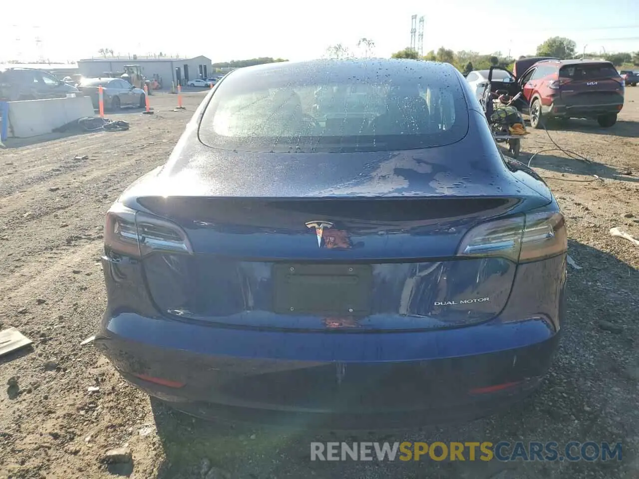 6 fotografías del automóvil dañado 5YJ3E1EB5LF794952 TESLA MODEL 3 2020