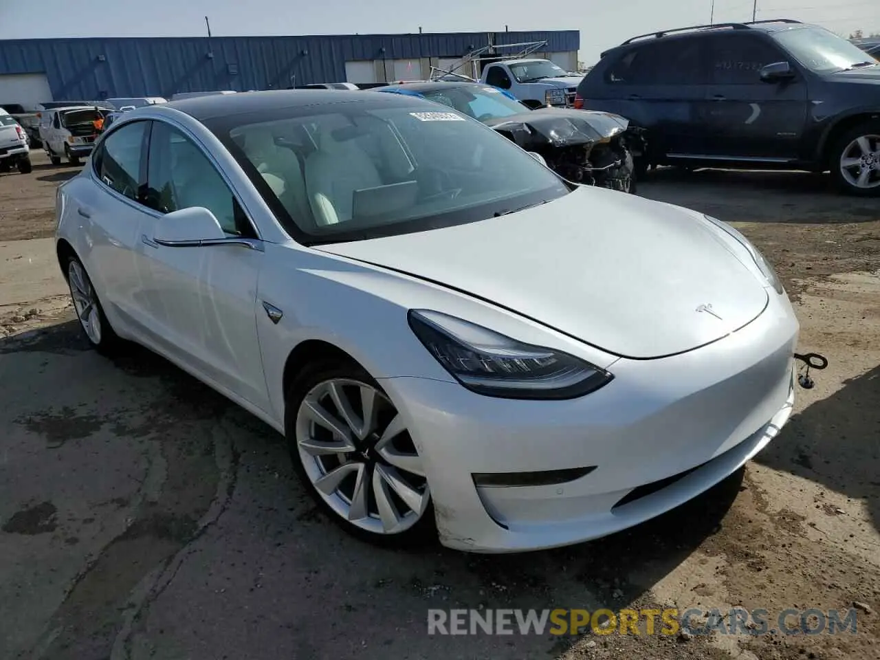 1 fotografías del automóvil dañado 5YJ3E1EB5LF801995 TESLA MODEL 3 2020