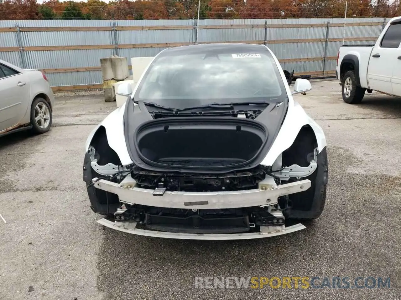 5 fotografías del automóvil dañado 5YJ3E1EB6LF589124 TESLA MODEL 3 2020