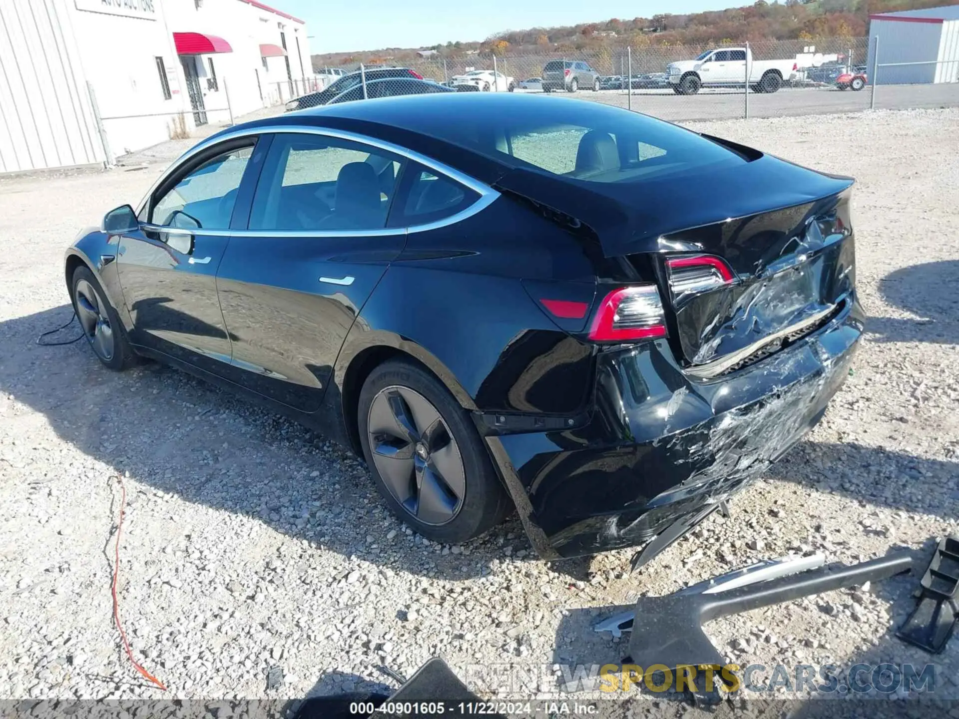 3 fotografías del automóvil dañado 5YJ3E1EB6LF599474 TESLA MODEL 3 2020