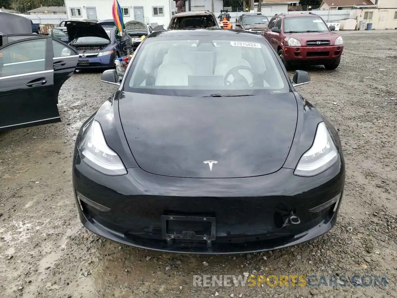 5 fotografías del automóvil dañado 5YJ3E1EB6LF621814 TESLA MODEL 3 2020