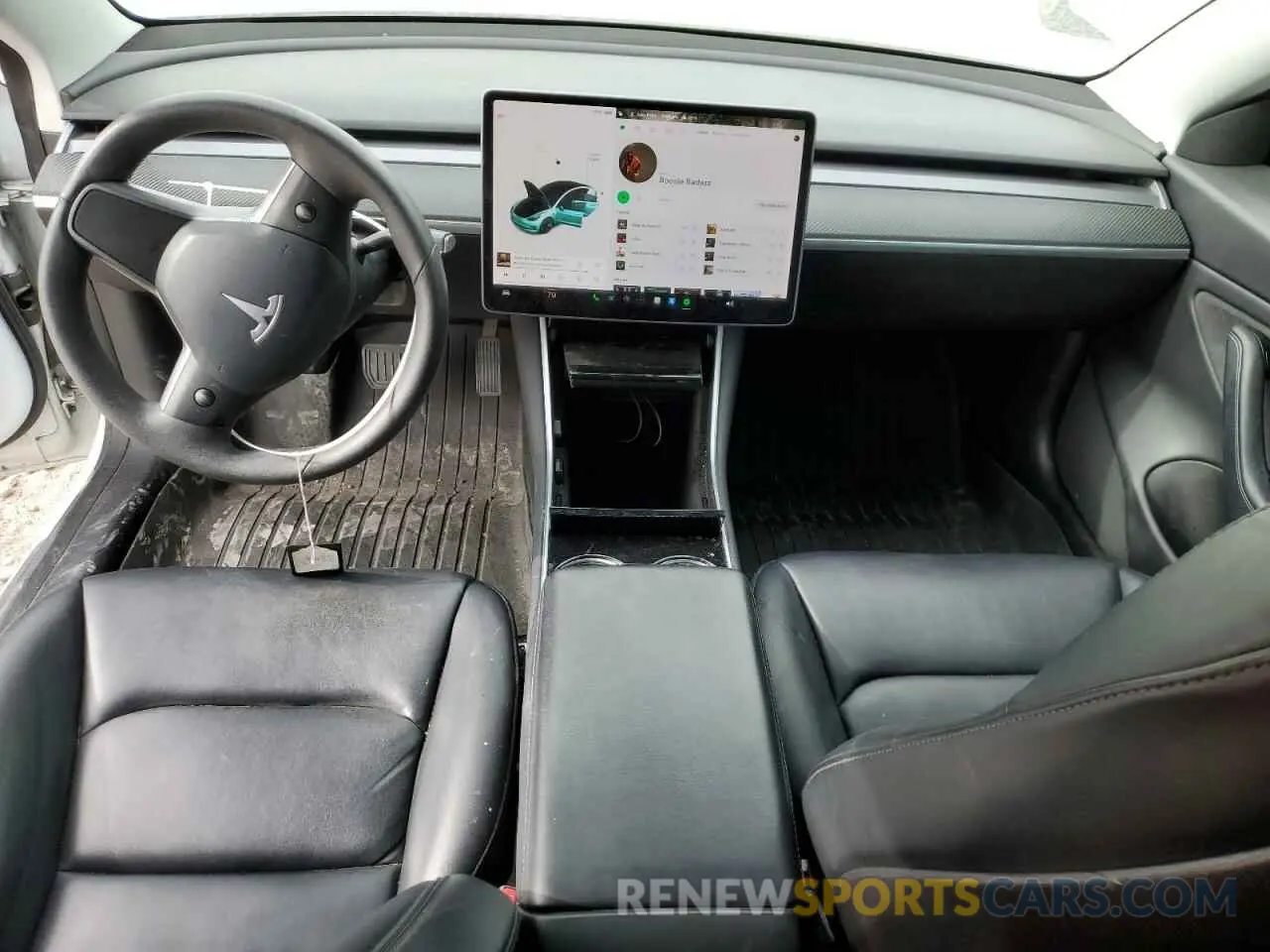 8 fotografías del automóvil dañado 5YJ3E1EB6LF628164 TESLA MODEL 3 2020