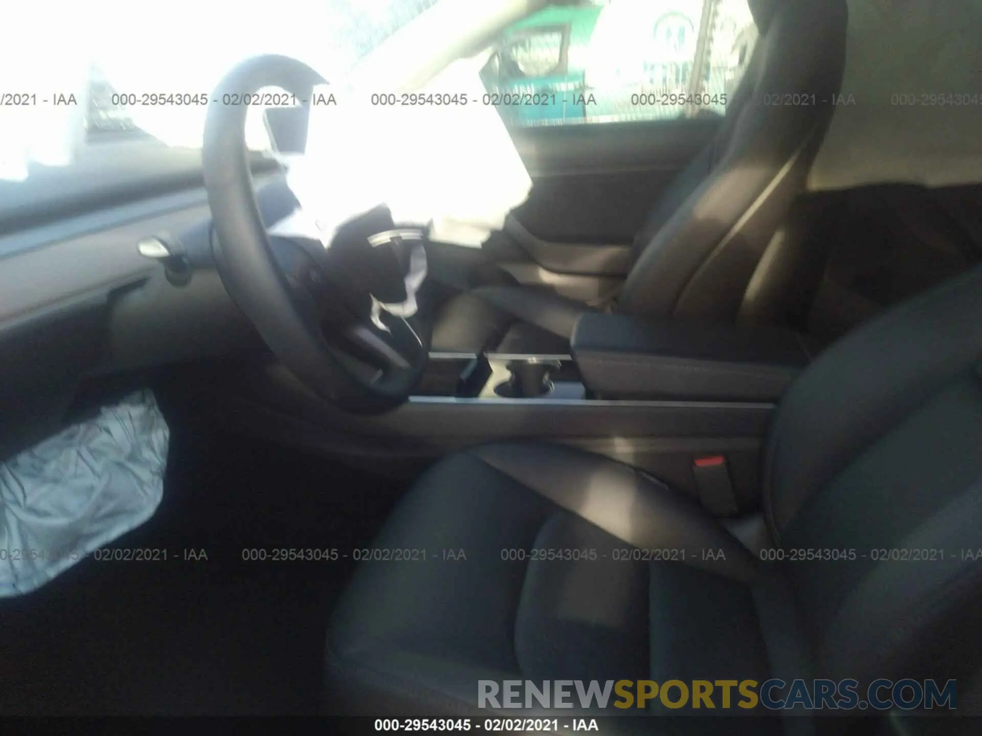 5 fotografías del automóvil dañado 5YJ3E1EB6LF635793 TESLA MODEL 3 2020