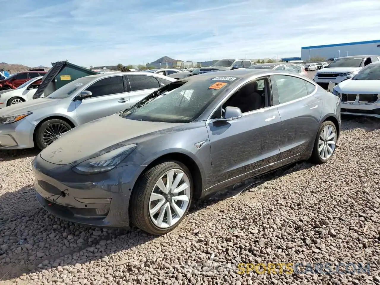 1 fotografías del automóvil dañado 5YJ3E1EB6LF638063 TESLA MODEL 3 2020