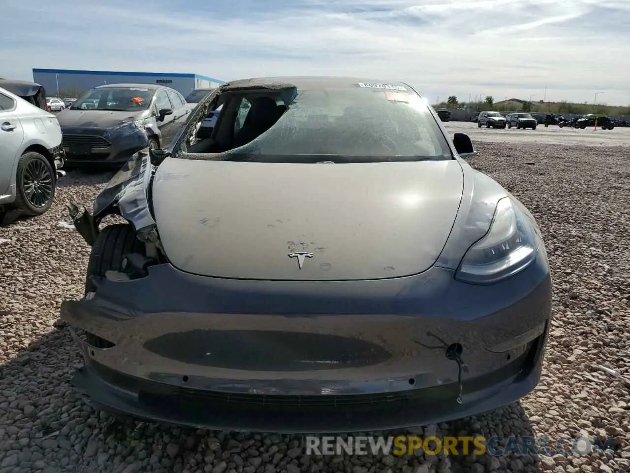 5 fotografías del automóvil dañado 5YJ3E1EB6LF638063 TESLA MODEL 3 2020