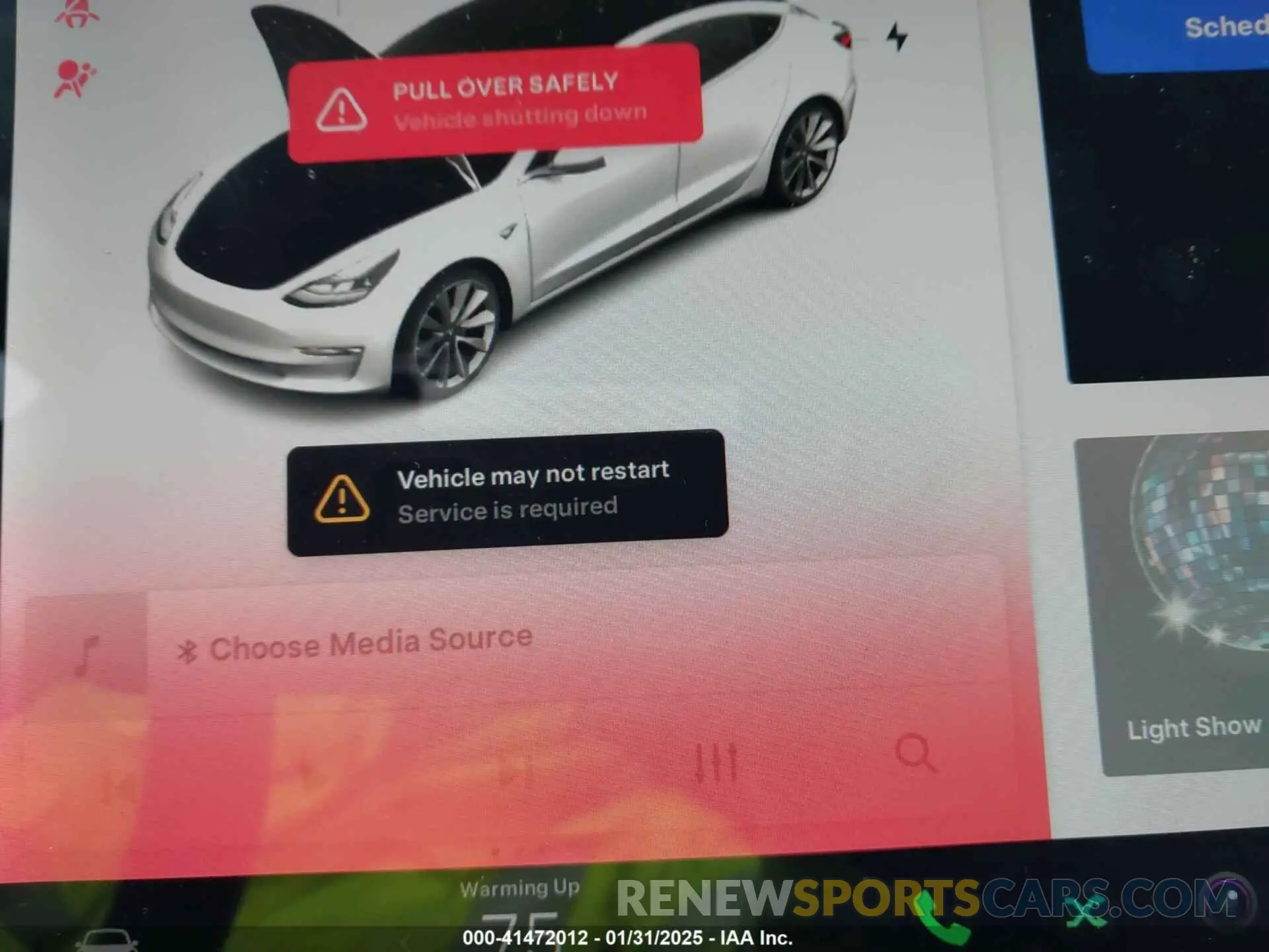19 fotografías del automóvil dañado 5YJ3E1EB6LF638838 TESLA MODEL 3 2020