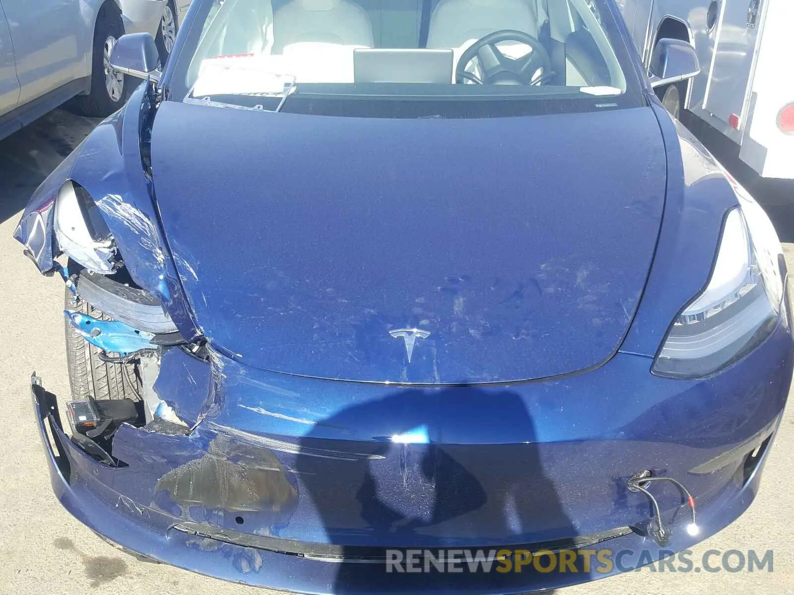 7 fotografías del automóvil dañado 5YJ3E1EB6LF640265 TESLA MODEL 3 2020