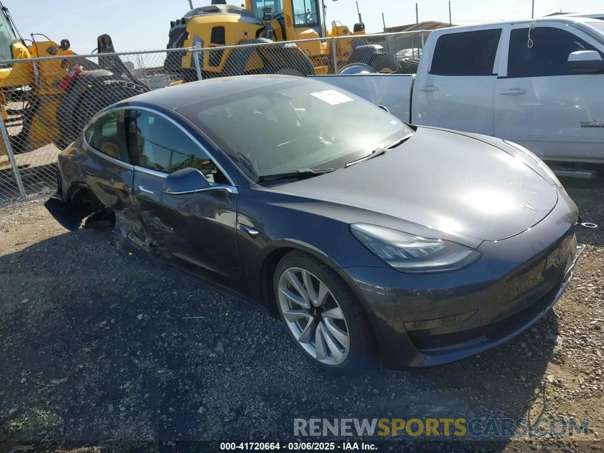 1 fotografías del automóvil dañado 5YJ3E1EB6LF666624 TESLA MODEL 3 2020