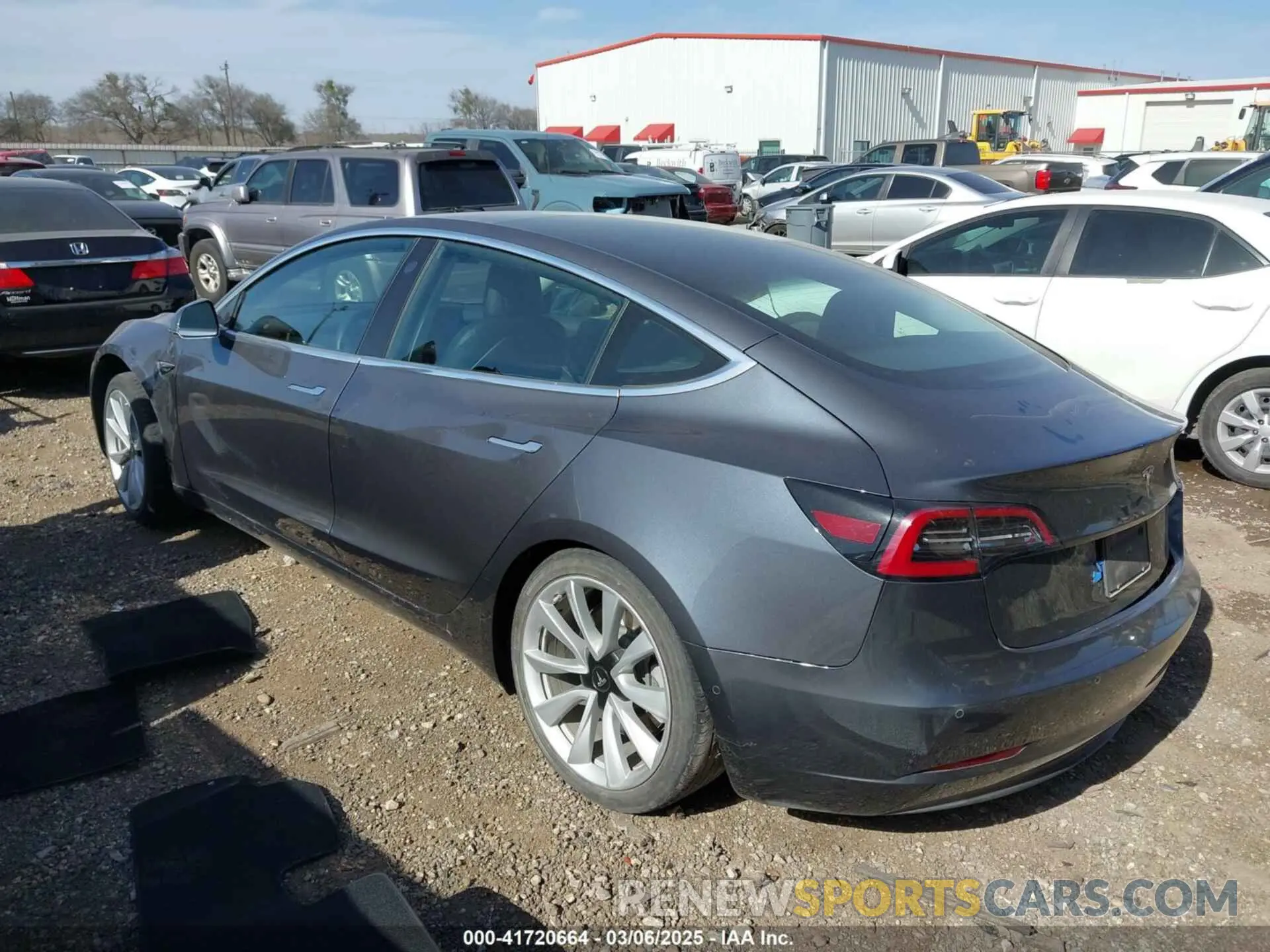 3 fotografías del automóvil dañado 5YJ3E1EB6LF666624 TESLA MODEL 3 2020