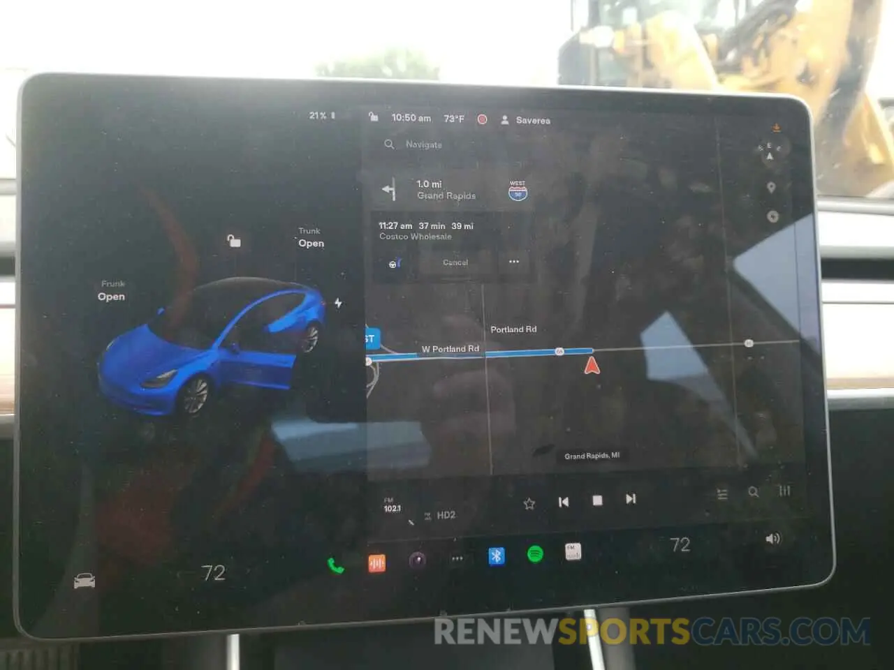9 fotografías del automóvil dañado 5YJ3E1EB6LF722013 TESLA MODEL 3 2020