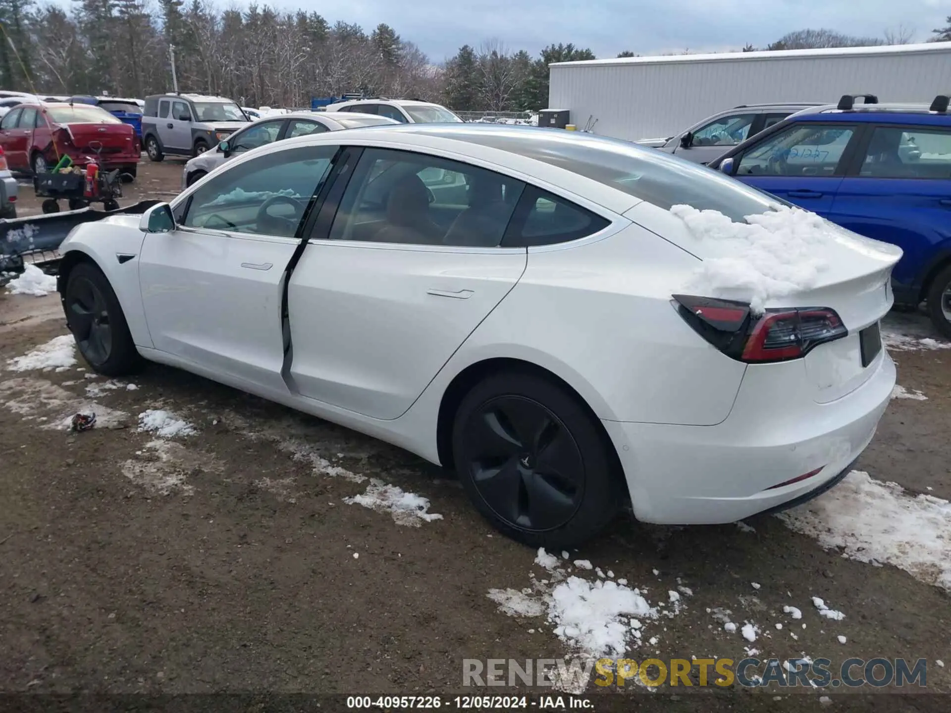 3 fotografías del automóvil dañado 5YJ3E1EB6LF784169 TESLA MODEL 3 2020