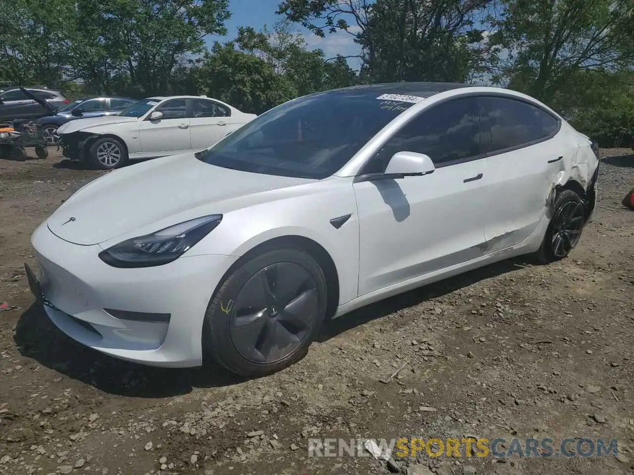 1 fotografías del automóvil dañado 5YJ3E1EB7LF618274 TESLA MODEL 3 2020
