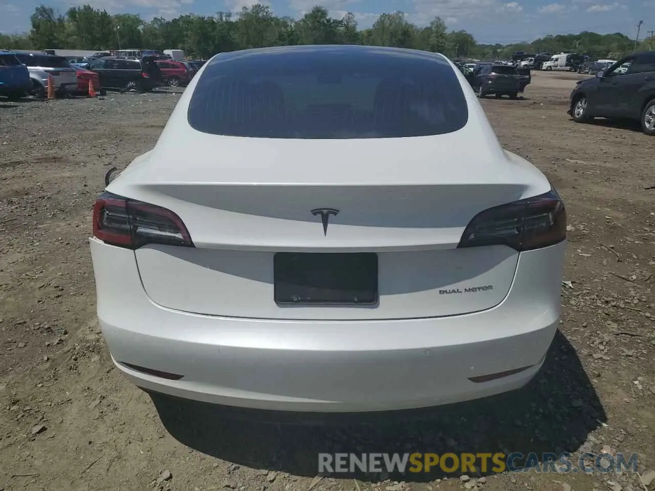 6 fotografías del automóvil dañado 5YJ3E1EB7LF618274 TESLA MODEL 3 2020