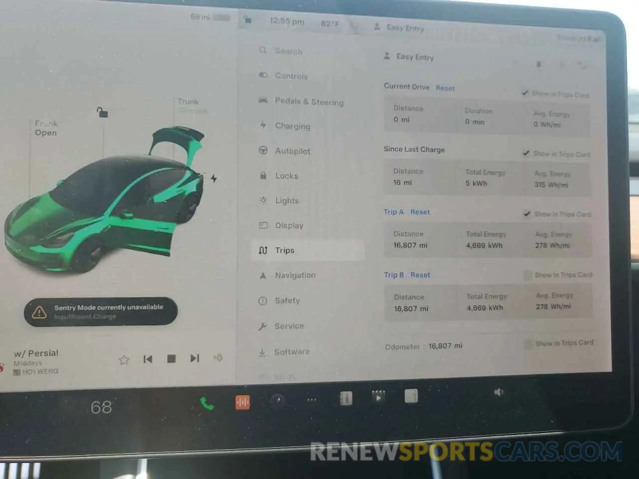 9 fotografías del automóvil dañado 5YJ3E1EB7LF618274 TESLA MODEL 3 2020