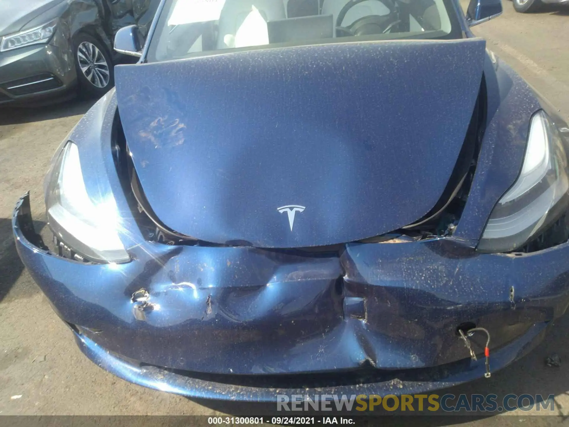 10 fotografías del automóvil dañado 5YJ3E1EB7LF622602 TESLA MODEL 3 2020
