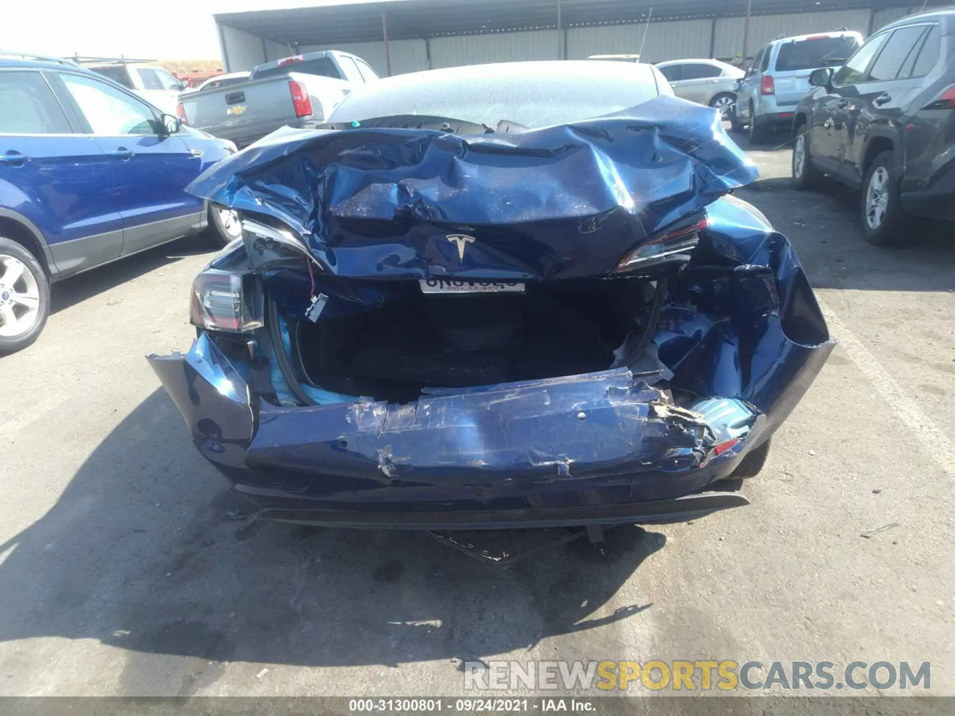6 fotografías del automóvil dañado 5YJ3E1EB7LF622602 TESLA MODEL 3 2020
