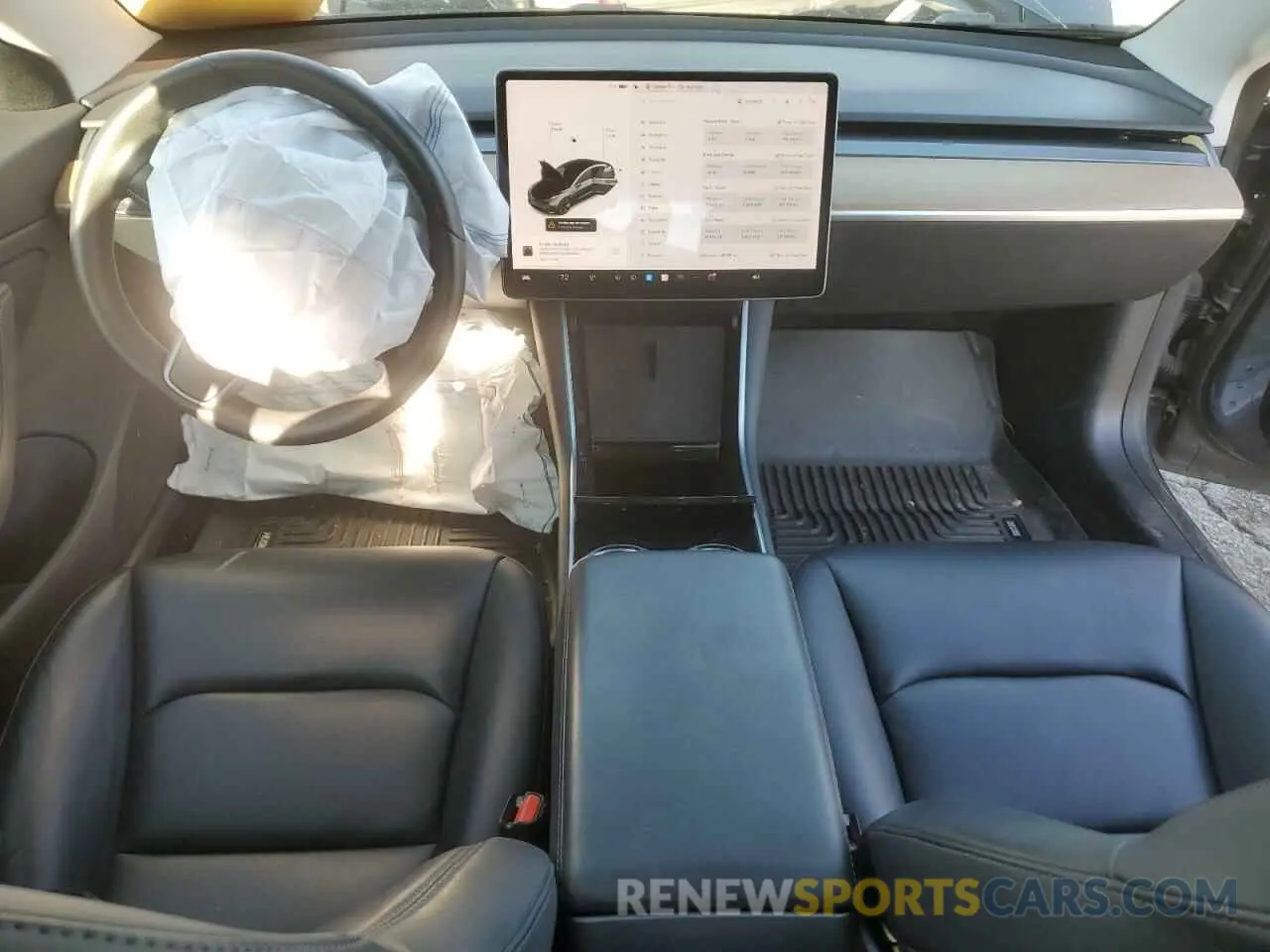 8 fotografías del automóvil dañado 5YJ3E1EB7LF635544 TESLA MODEL 3 2020