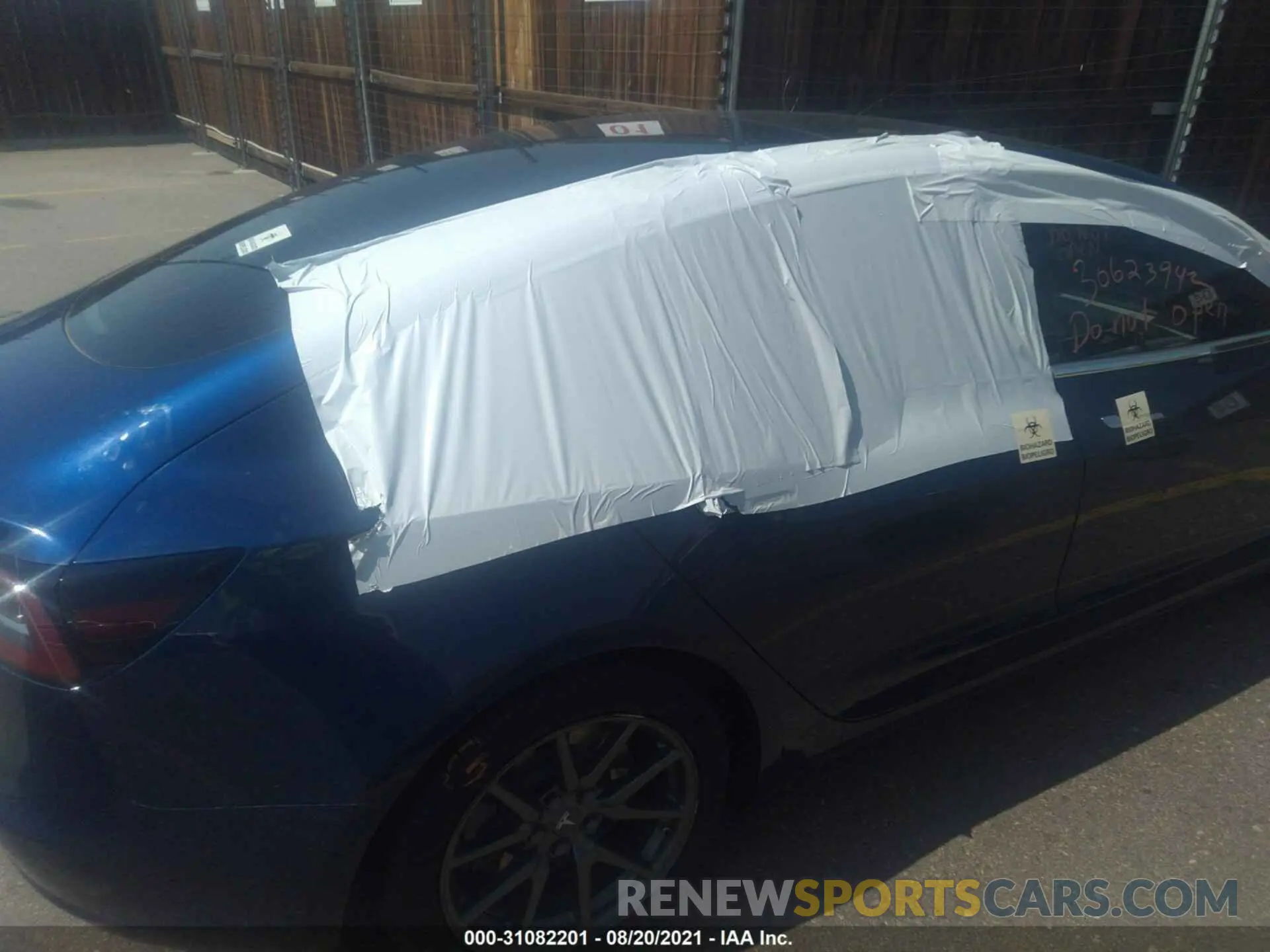 6 fotografías del automóvil dañado 5YJ3E1EB7LF639366 TESLA MODEL 3 2020