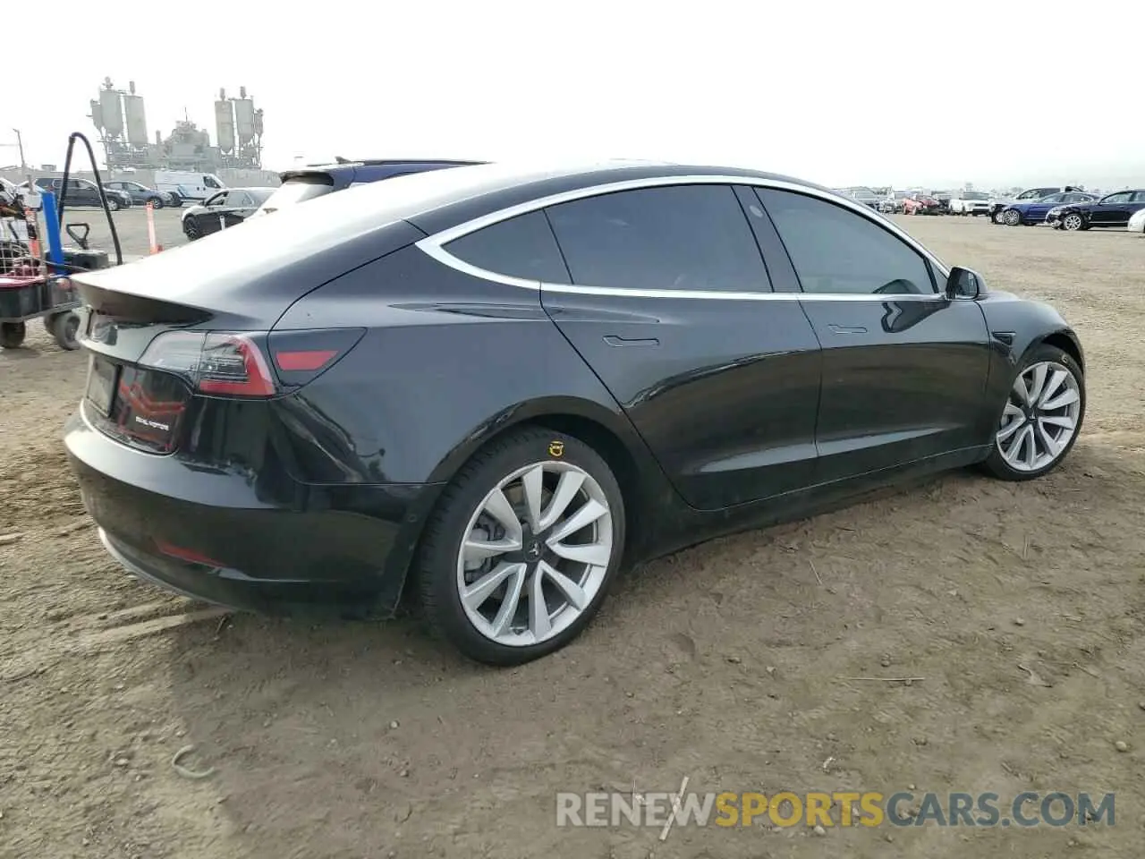 3 fotografías del automóvil dañado 5YJ3E1EB7LF712154 TESLA MODEL 3 2020
