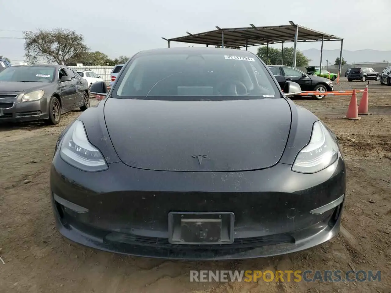 5 fotografías del automóvil dañado 5YJ3E1EB7LF712154 TESLA MODEL 3 2020