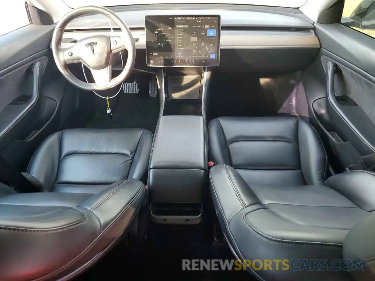 8 fotografías del automóvil dañado 5YJ3E1EB7LF712154 TESLA MODEL 3 2020