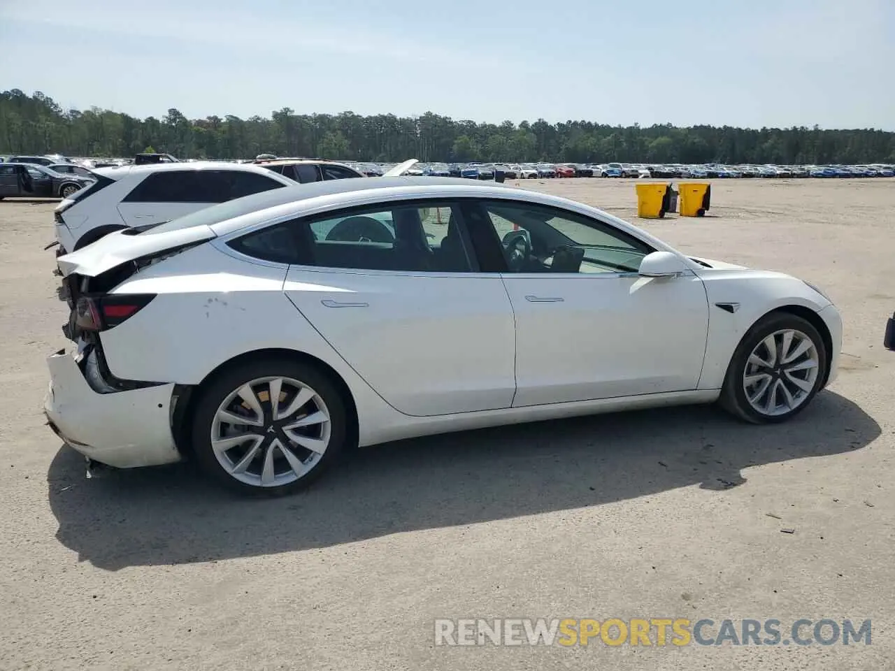 3 fotografías del automóvil dañado 5YJ3E1EB7LF721484 TESLA MODEL 3 2020