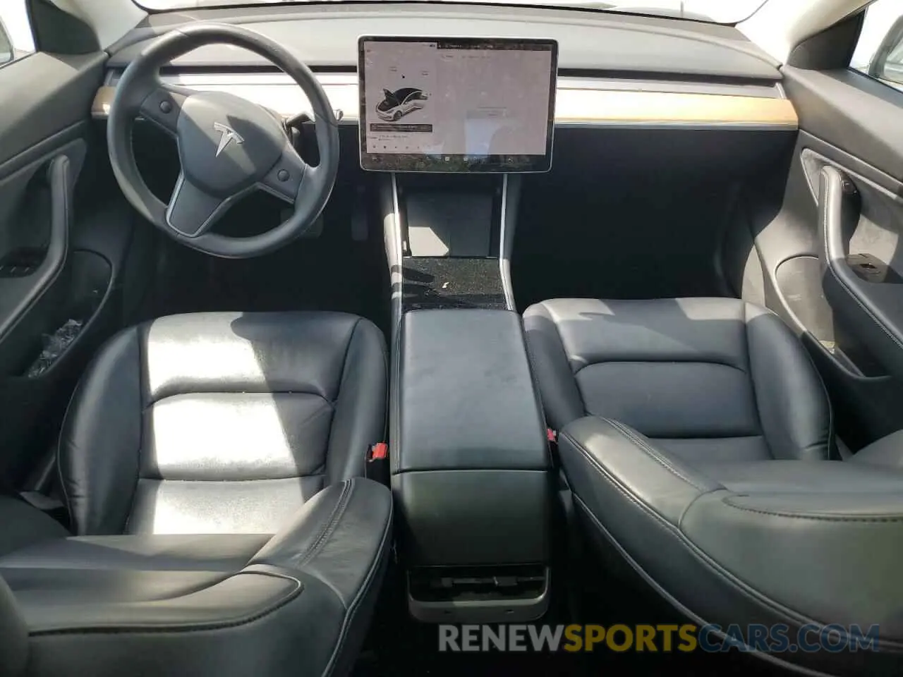 8 fotografías del automóvil dañado 5YJ3E1EB7LF721484 TESLA MODEL 3 2020