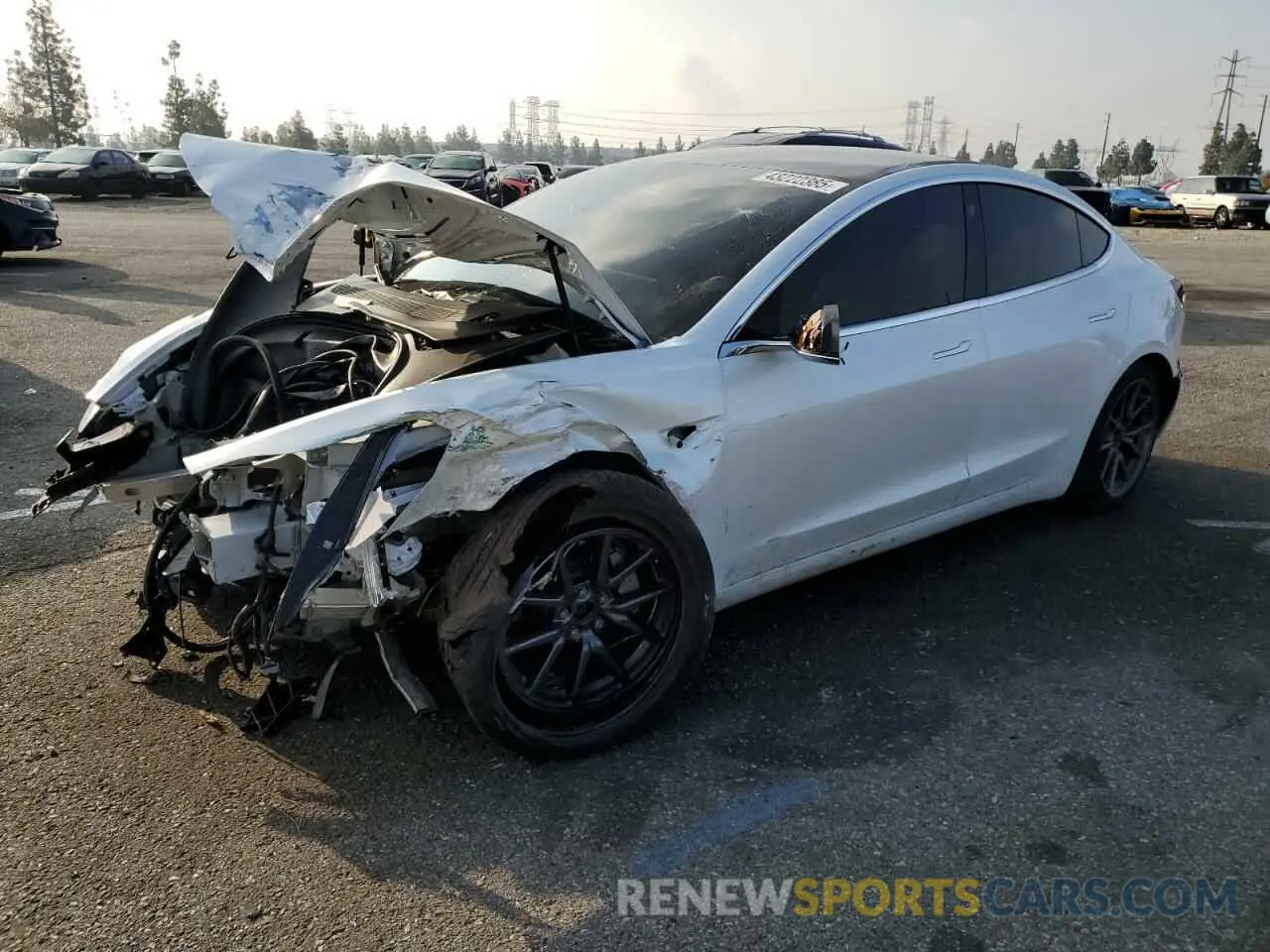 1 fotografías del automóvil dañado 5YJ3E1EB7LF735448 TESLA MODEL 3 2020
