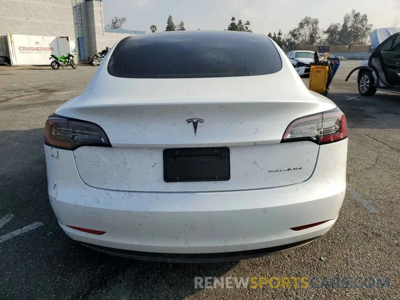 6 fotografías del automóvil dañado 5YJ3E1EB7LF735448 TESLA MODEL 3 2020