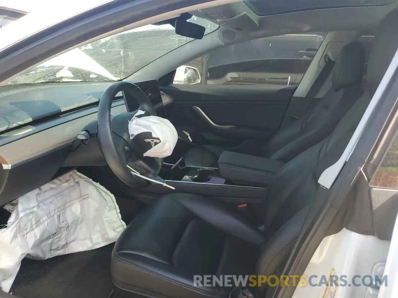 7 fotografías del automóvil dañado 5YJ3E1EB7LF735448 TESLA MODEL 3 2020