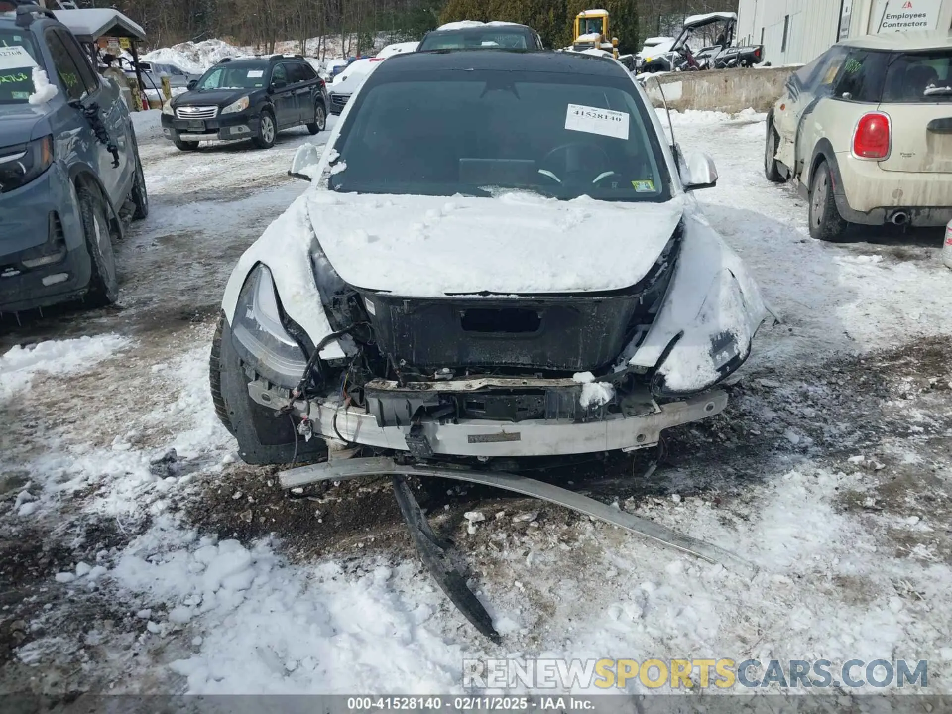 12 fotografías del automóvil dañado 5YJ3E1EB7LF741850 TESLA MODEL 3 2020